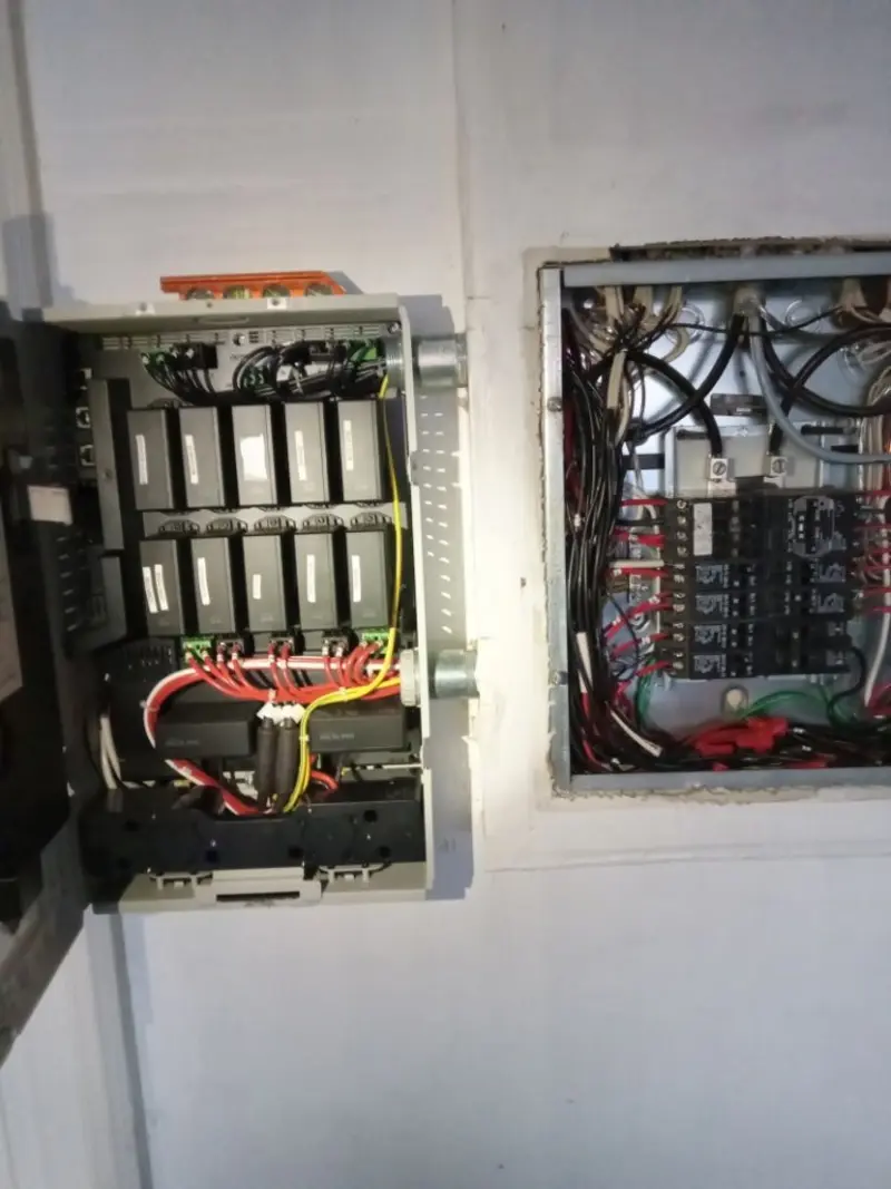 Electrical panel upgrade completed for Security Camera Wiring in Harlem